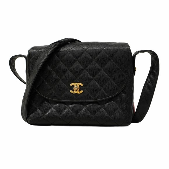 Chanel Matelasse Brilliant Caviar Shoulder Bag in Black for Women - Picture 1 of 16